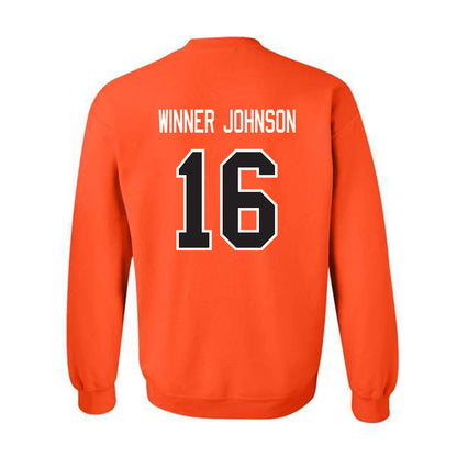 Oklahoma State - NCAA Football : Dallas Winner-Johnson - Classic Shersey Crewneck Sweatshirt-1