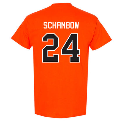 Oklahoma State - NCAA Baseball : Quinn Schambow - Classic Shersey T-Shirt-1