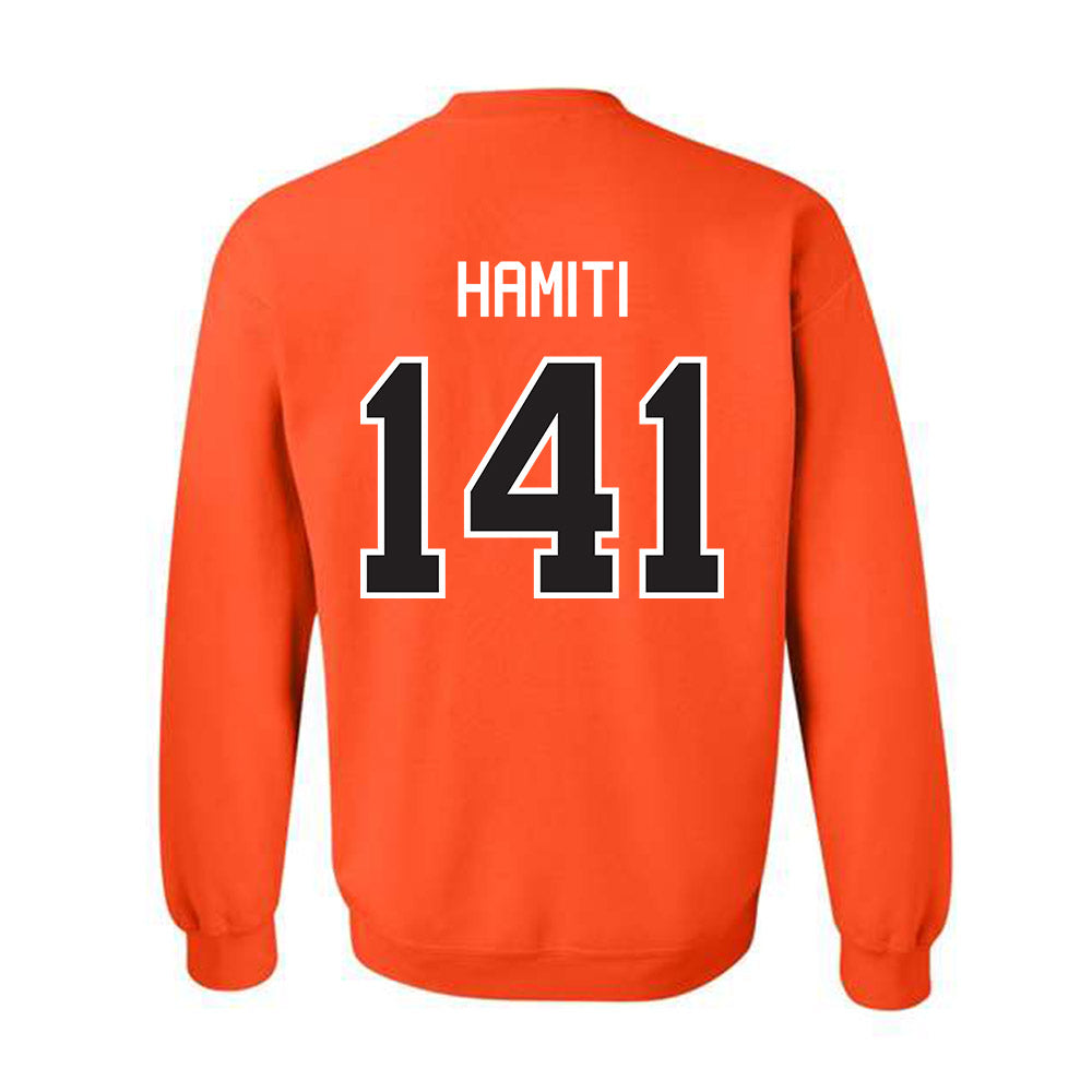 Oklahoma State - NCAA Wrestling : Jake Hamiti - Classic Shersey Crewneck Sweatshirt-1