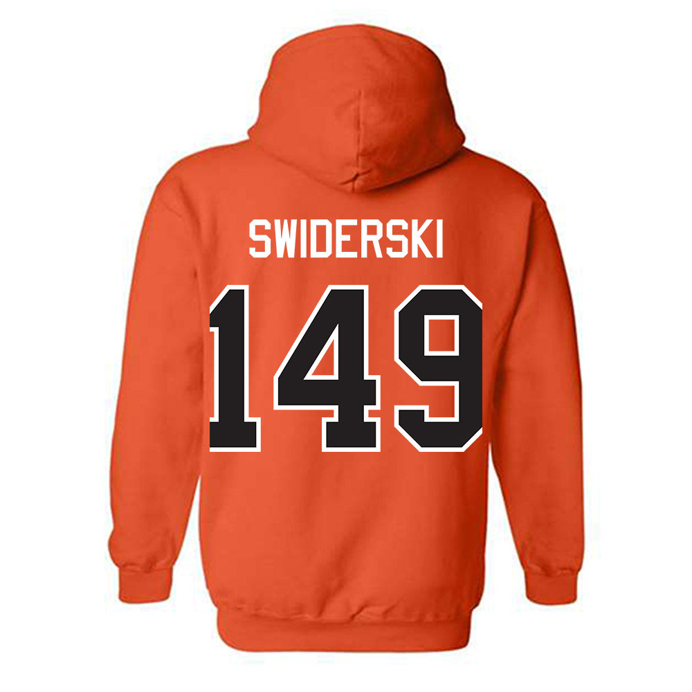 Oklahoma State - NCAA Wrestling : Casey Swiderski - Classic Shersey Hooded Sweatshirt-1