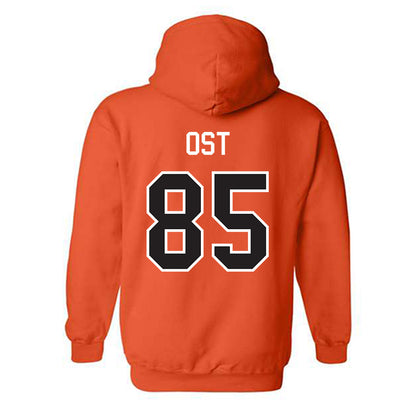 Oklahoma State - NCAA Football : Nate Ost - Classic Shersey Hooded Sweatshirt-1