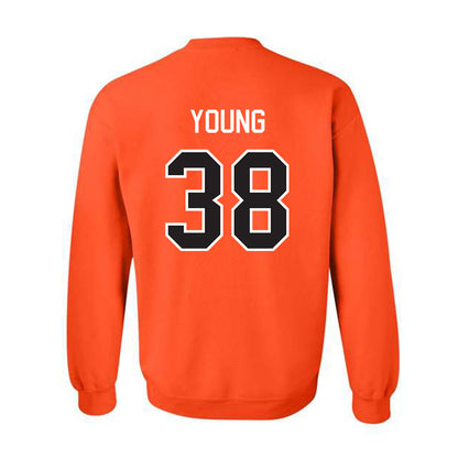 Oklahoma State - NCAA Football : Carlveon Young - Classic Shersey Crewneck Sweatshirt-1