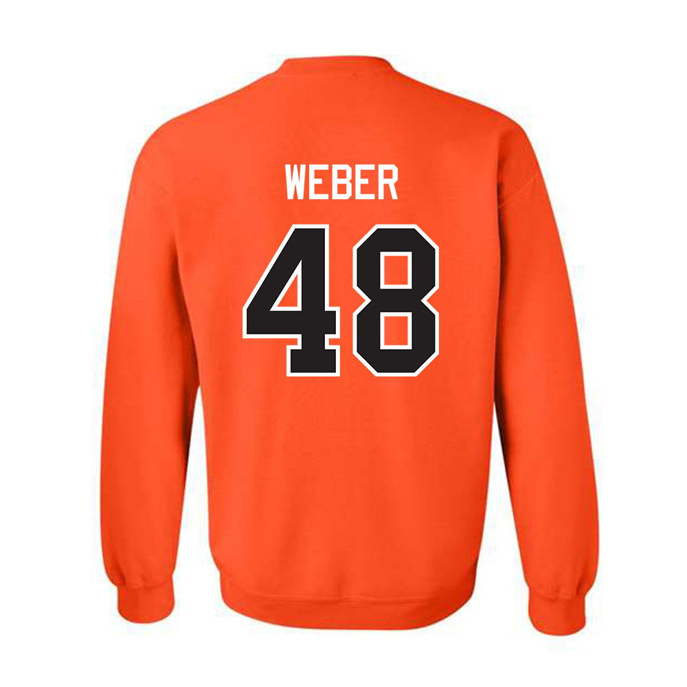 Oklahoma State - NCAA Baseball : Aaron Weber - Classic Shersey Crewneck Sweatshirt-1