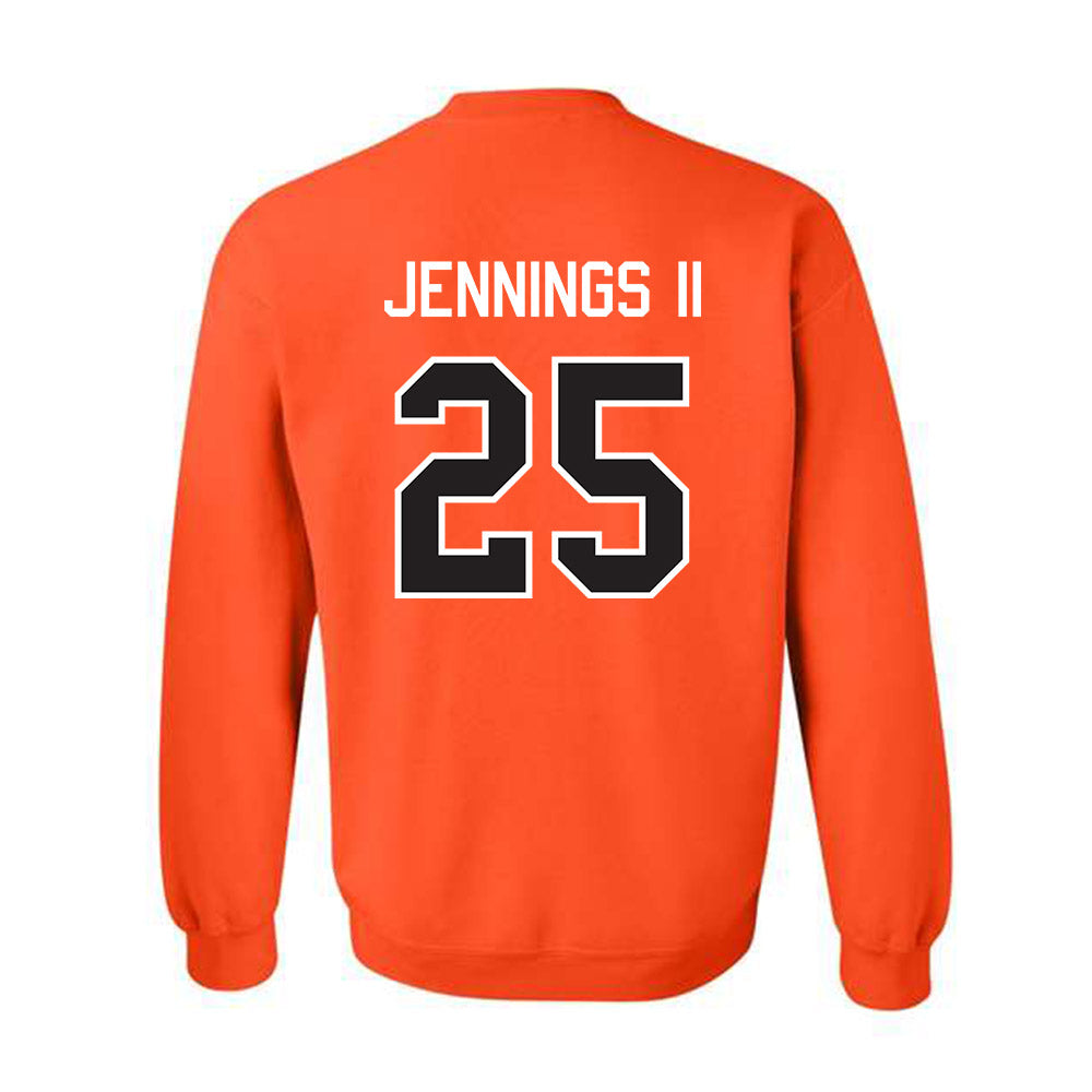 Oklahoma State - NCAA Men's Basketball : Robert Jennings II - Classic Shersey Crewneck Sweatshirt-1