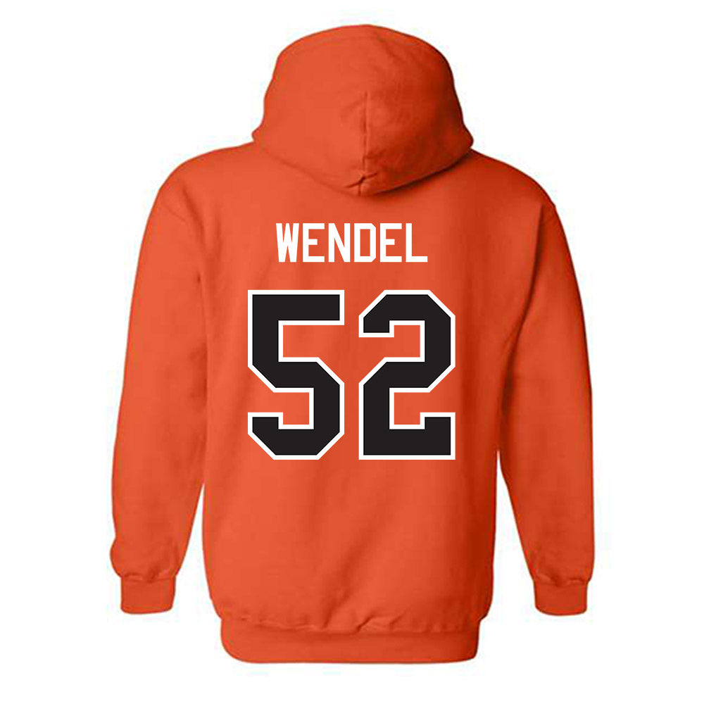 Oklahoma State - NCAA Football : Beau Wendel - Classic Shersey Hooded Sweatshirt-1