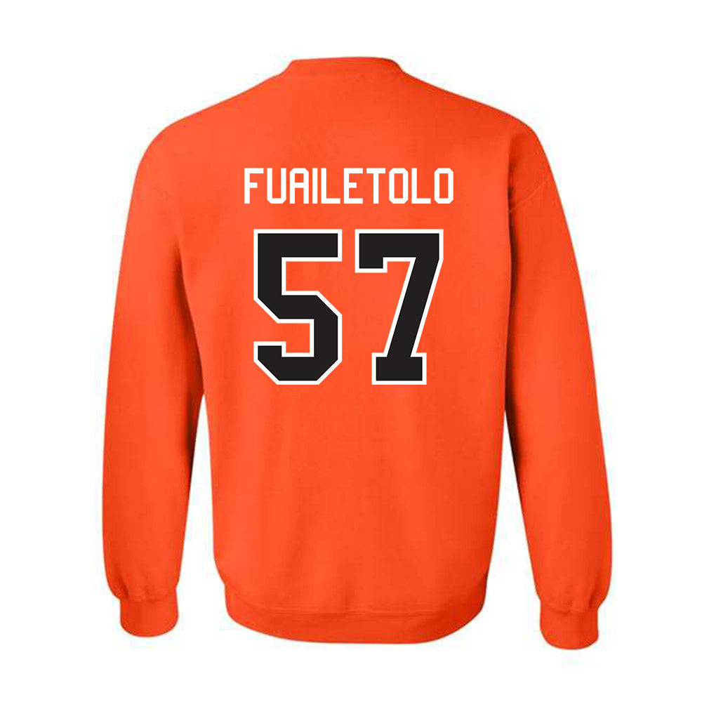 Oklahoma State - NCAA Football : Simona Fuailetolo - Classic Shersey Crewneck Sweatshirt-1