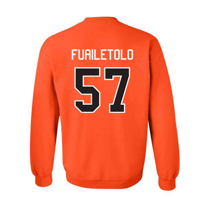 Oklahoma State - NCAA Football : Simona Fuailetolo - Classic Shersey Crewneck Sweatshirt-1