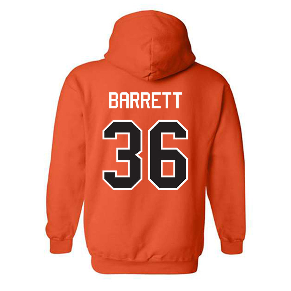 Oklahoma State - NCAA Baseball : Hudson Barrett - Classic Shersey Hooded Sweatshirt-1