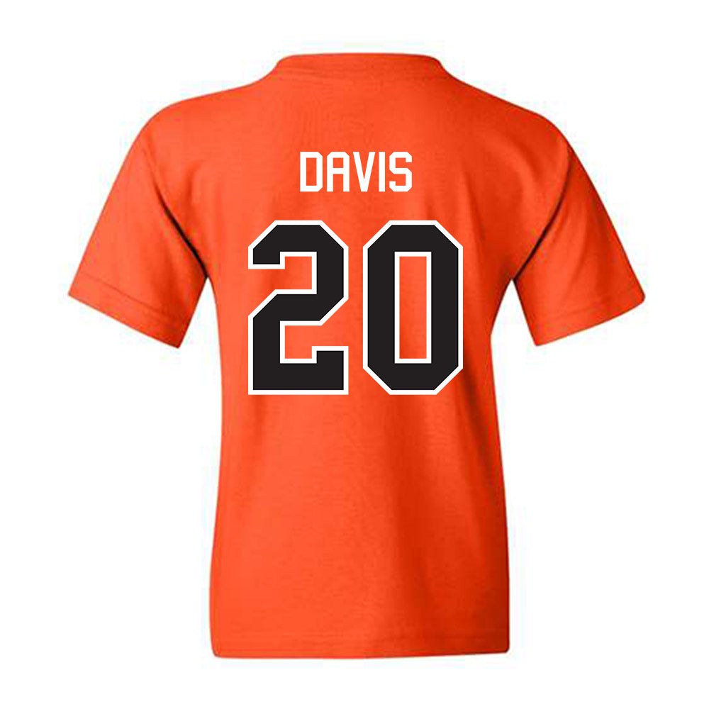 Oklahoma State - NCAA Football : Taurean Davis - Classic Shersey Youth T-Shirt-1