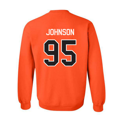 Oklahoma State - NCAA Football : Jaleel Johnson - Classic Shersey Crewneck Sweatshirt-1