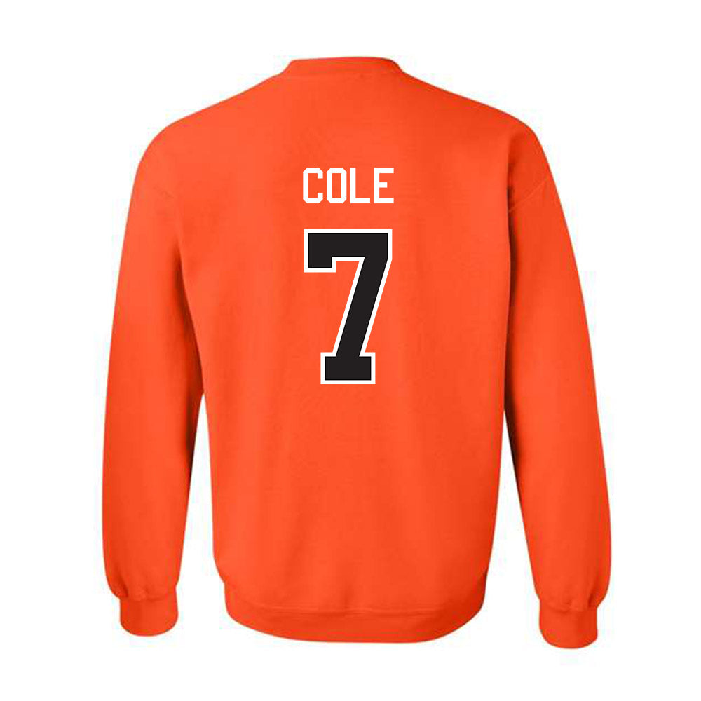 Oklahoma State - NCAA Men's Basketball : Kirk Cole - Classic Shersey Crewneck Sweatshirt-1