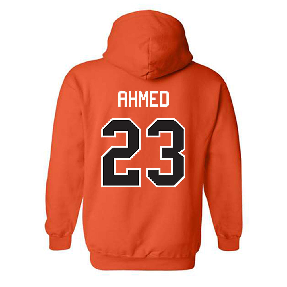 Oklahoma State - NCAA Men's Basketball : Benjamin Ahmed - Classic Shersey Hooded Sweatshirt-1