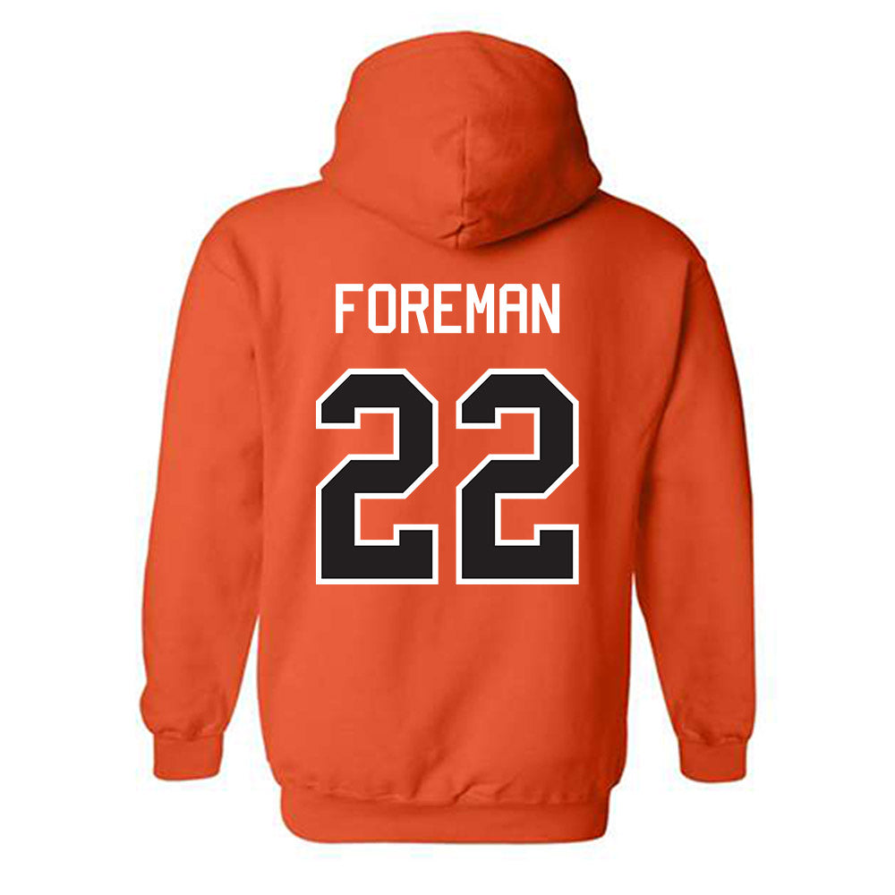 Oklahoma State - NCAA Football : Kobi Foreman - Classic Shersey Hooded Sweatshirt-1
