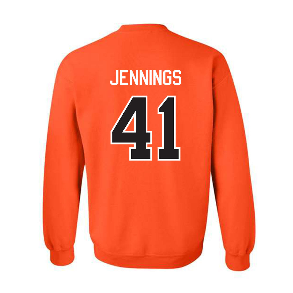 Oklahoma State - NCAA Baseball : Parker Jennings - Classic Shersey Crewneck Sweatshirt-1