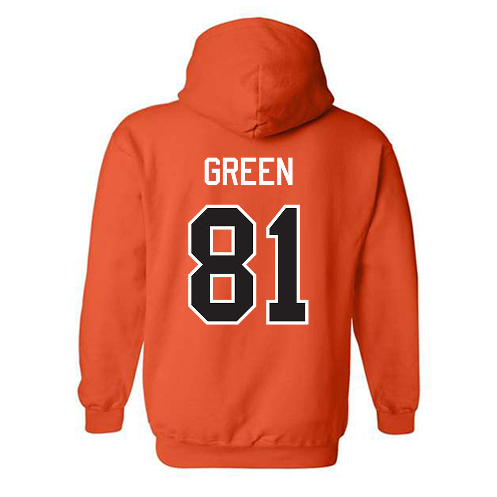 Oklahoma State - NCAA Football : Donovan Green - Classic Shersey Hooded Sweatshirt-1