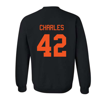 Oklahoma State - NCAA Football : Malik Charles - Classic Shersey Crewneck Sweatshirt-1