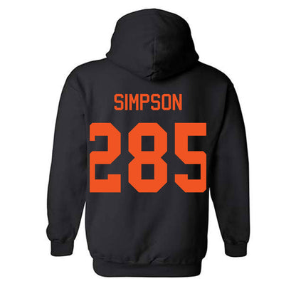 Oklahoma State - NCAA Wrestling : Hayden Simpson - Classic Shersey Hooded Sweatshirt-1
