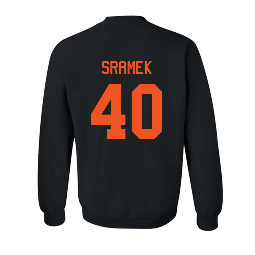 Oklahoma State - NCAA Baseball : Caden Sramek - Classic Shersey Crewneck Sweatshirt-1