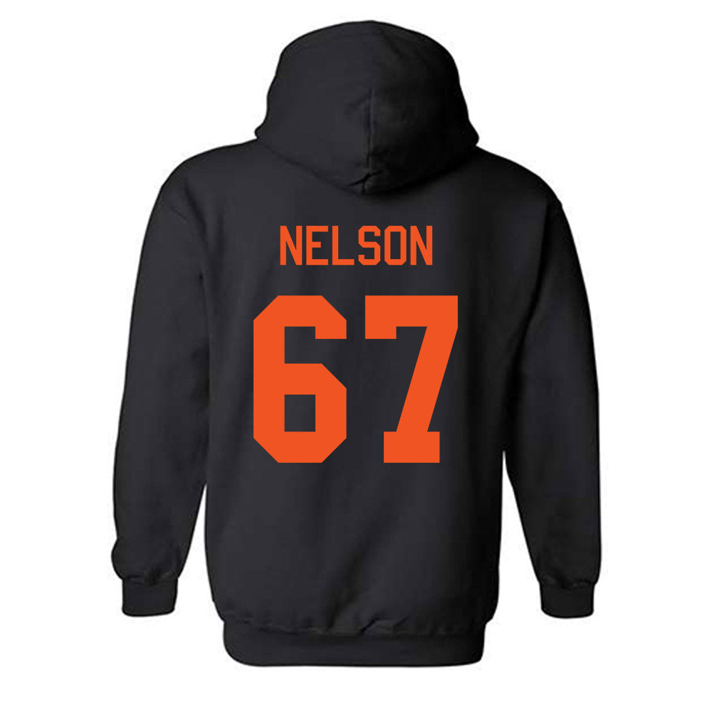Oklahoma State - NCAA Football : Braydon Nelson - Classic Shersey Hooded Sweatshirt-1