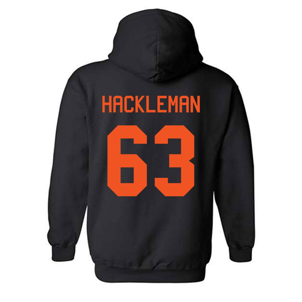 Oklahoma State - NCAA Football : Caleb Hackleman - Classic Shersey Hooded Sweatshirt-1