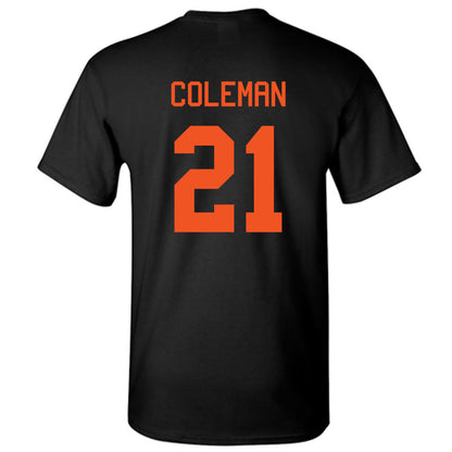 Oklahoma State - NCAA Men's Basketball : Isaiah Coleman - Classic Shersey T-Shirt-1
