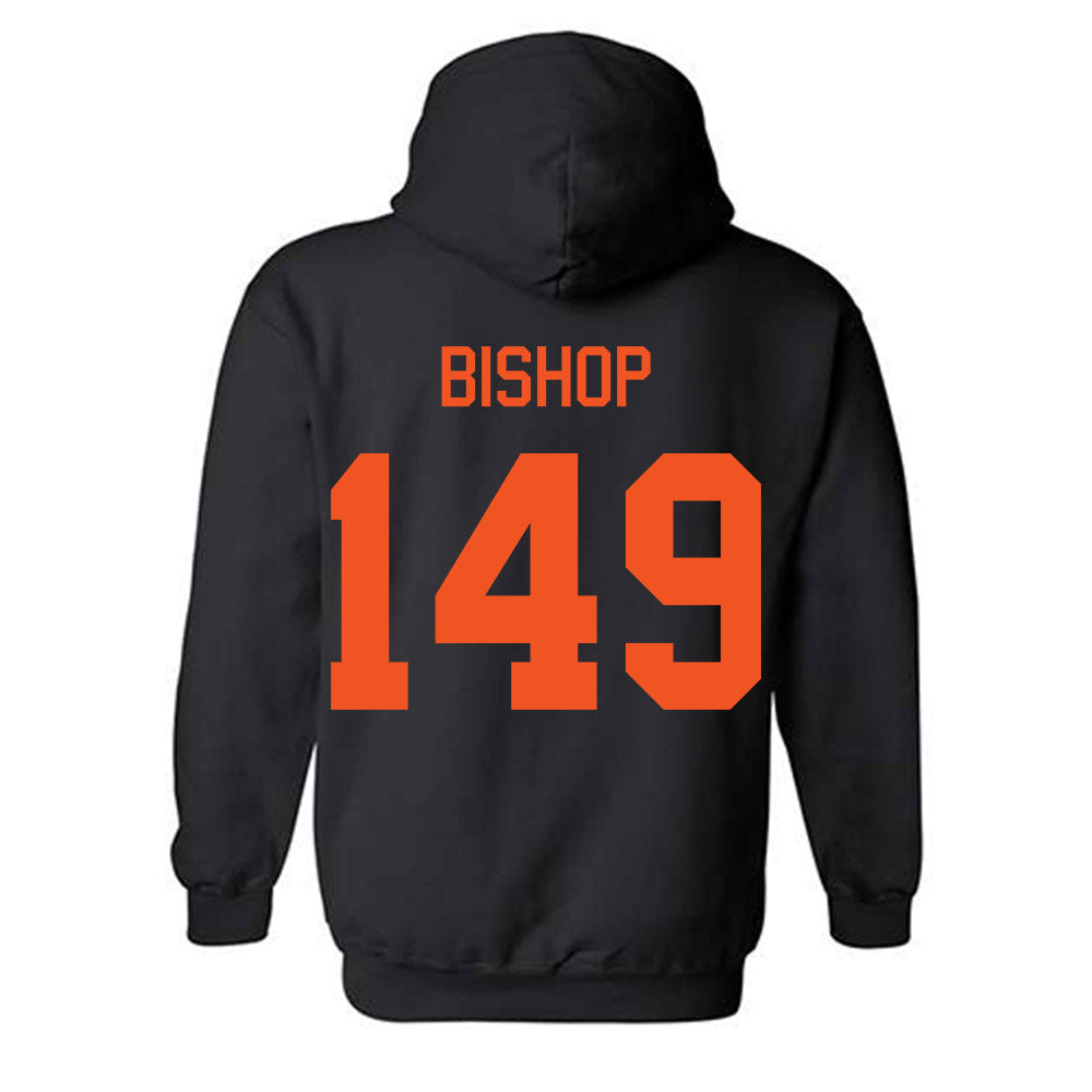 Oklahoma State - NCAA Wrestling : Max Bishop - Classic Shersey Hooded Sweatshirt-1