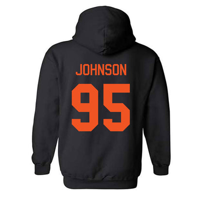 Oklahoma State - NCAA Football : Jaleel Johnson - Classic Shersey Hooded Sweatshirt-1