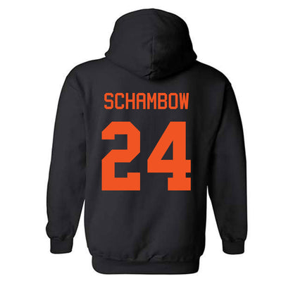 Oklahoma State - NCAA Baseball : Quinn Schambow - Classic Shersey Hooded Sweatshirt-1