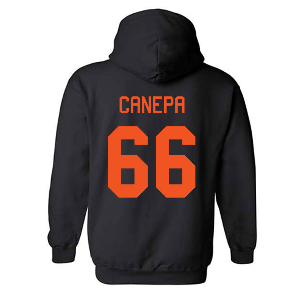 Oklahoma State - NCAA Football : Louie Canepa - Classic Shersey Hooded Sweatshirt-1