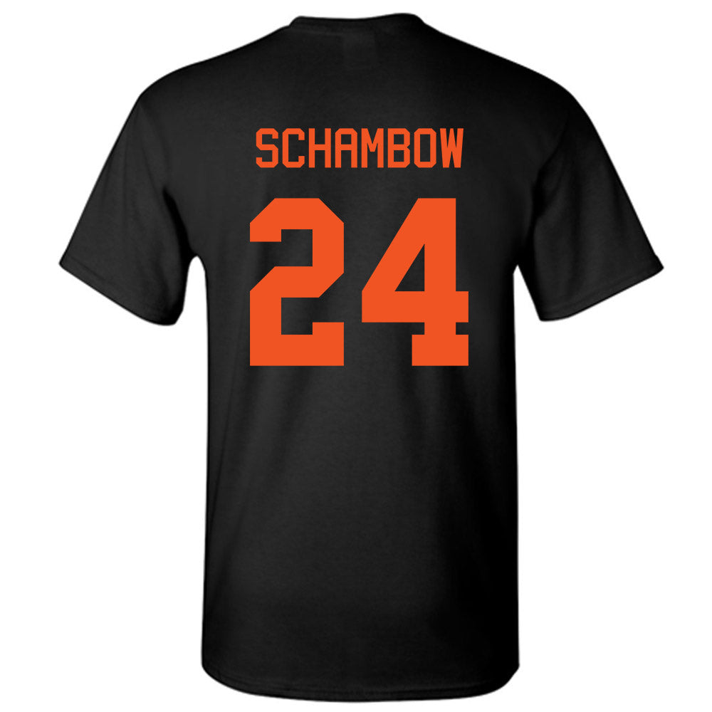 Oklahoma State - NCAA Baseball : Quinn Schambow - Classic Shersey T-Shirt-1