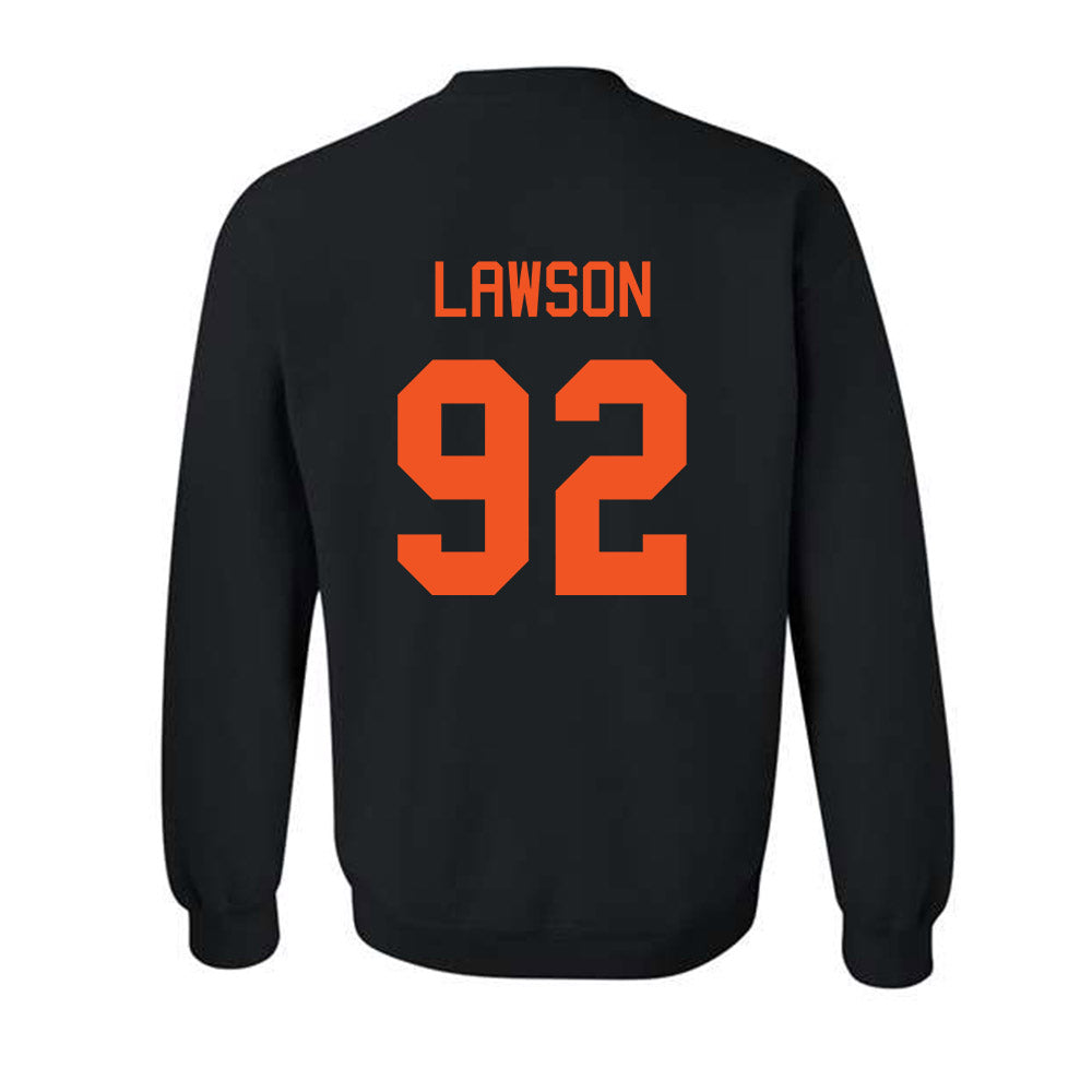 Oklahoma State - NCAA Football : Jerry Lawson - Classic Shersey Crewneck Sweatshirt-1
