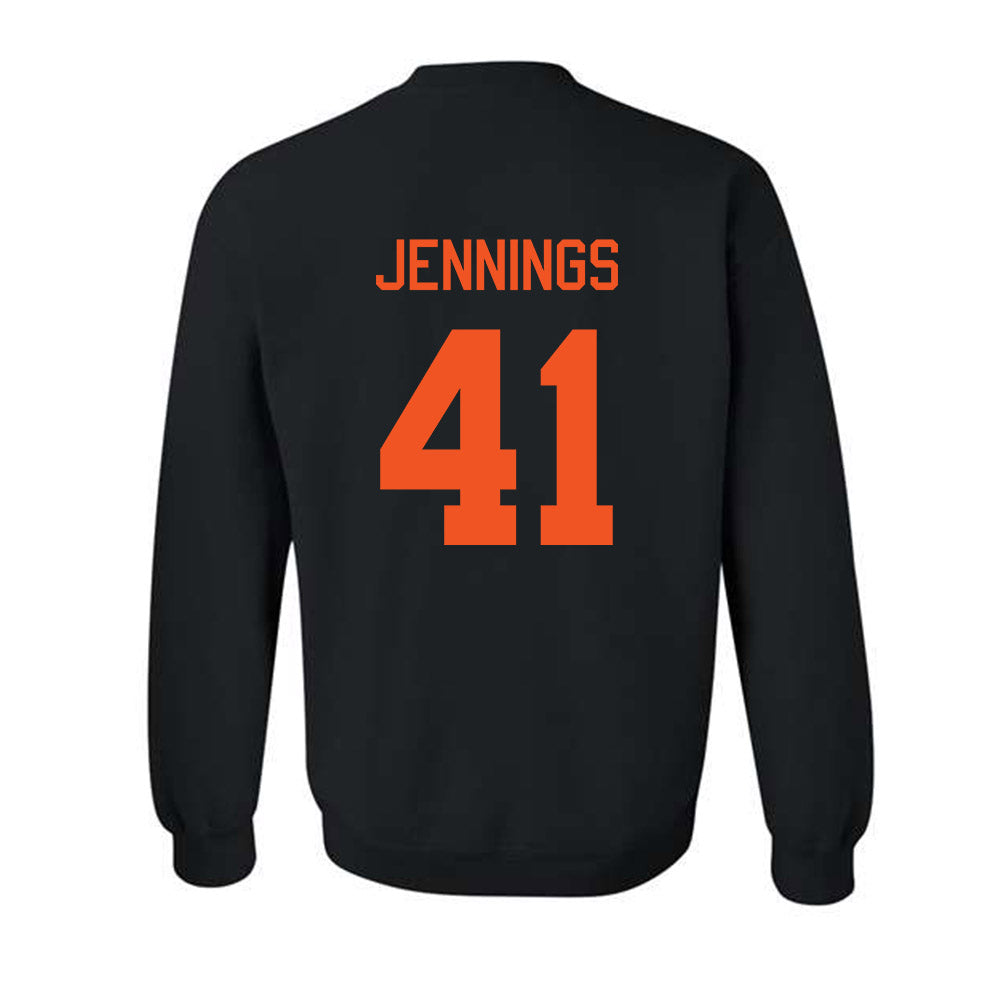 Oklahoma State - NCAA Baseball : Parker Jennings - Classic Shersey Crewneck Sweatshirt-1