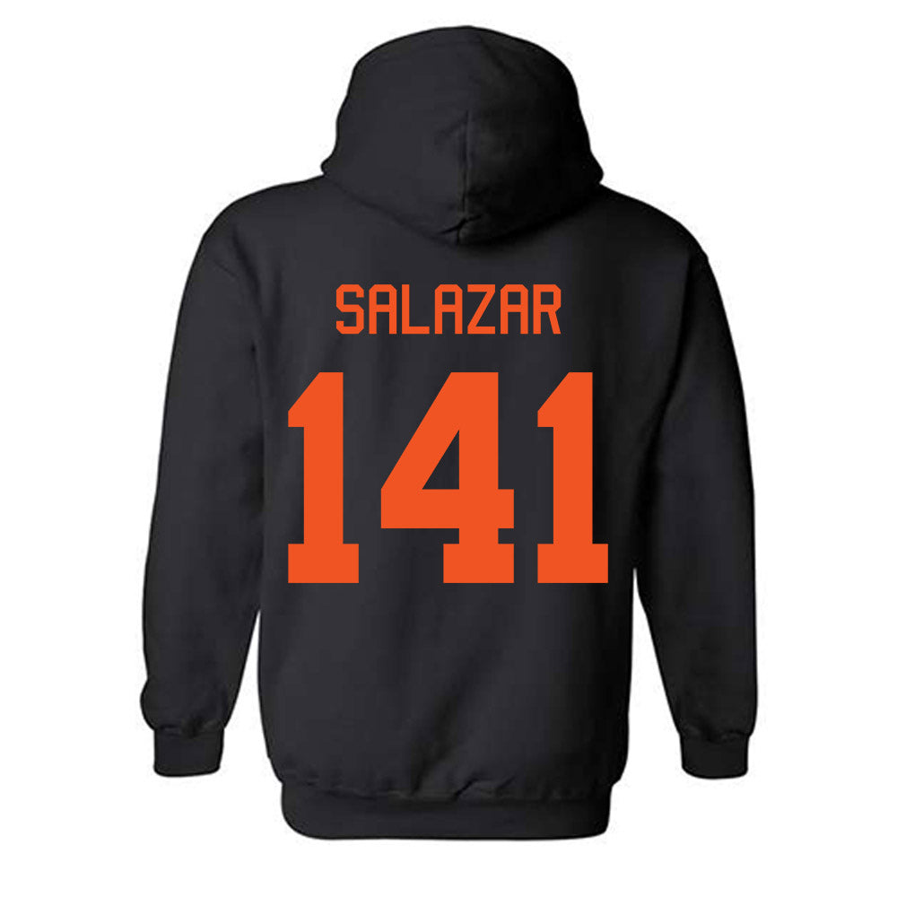 Oklahoma State - NCAA Wrestling : Ramon Salazar - Classic Shersey Hooded Sweatshirt-1