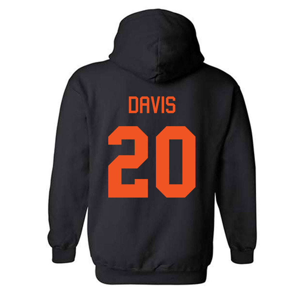 Oklahoma State - NCAA Football : Taurean Davis - Classic Shersey Hooded Sweatshirt-1