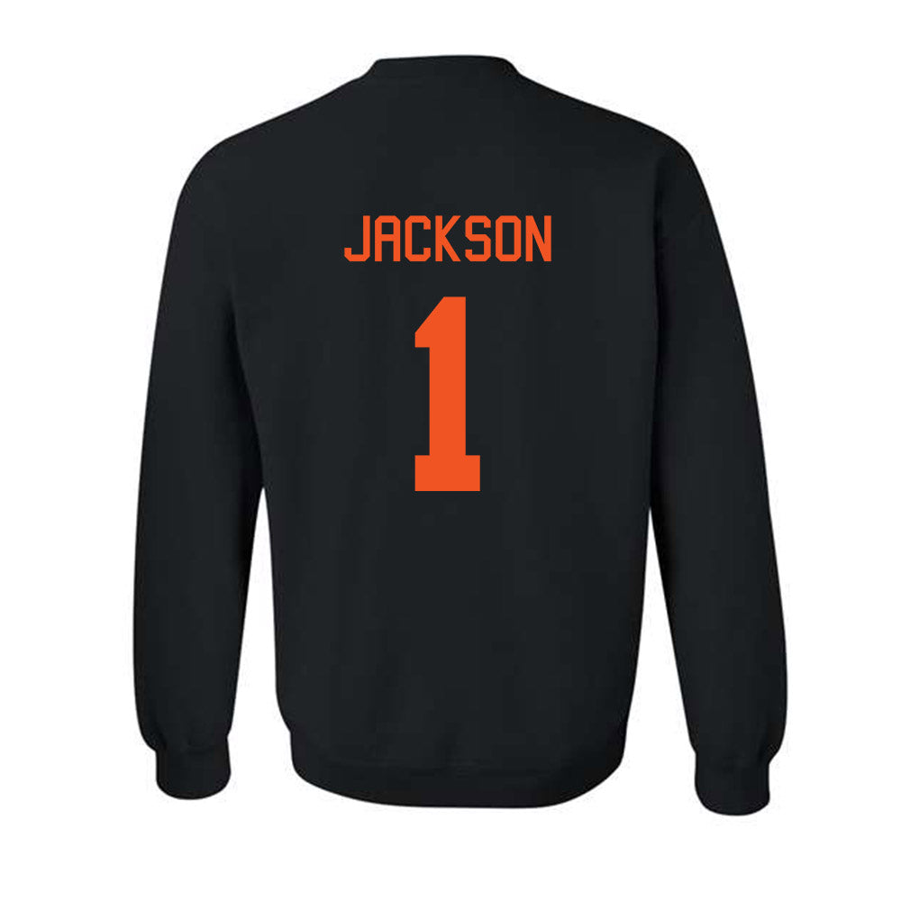 Oklahoma State - NCAA Football : Evan Jackson - Classic Shersey Crewneck Sweatshirt-1