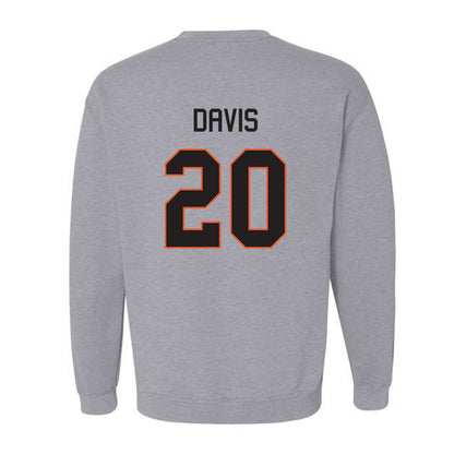 Oklahoma State - NCAA Football : Taurean Davis - Classic Shersey Crewneck Sweatshirt-1