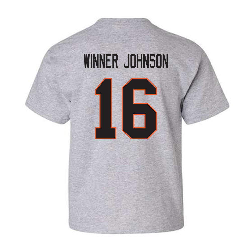 Oklahoma State - NCAA Football : Dallas Winner-Johnson - Classic Shersey Youth T-Shirt-1
