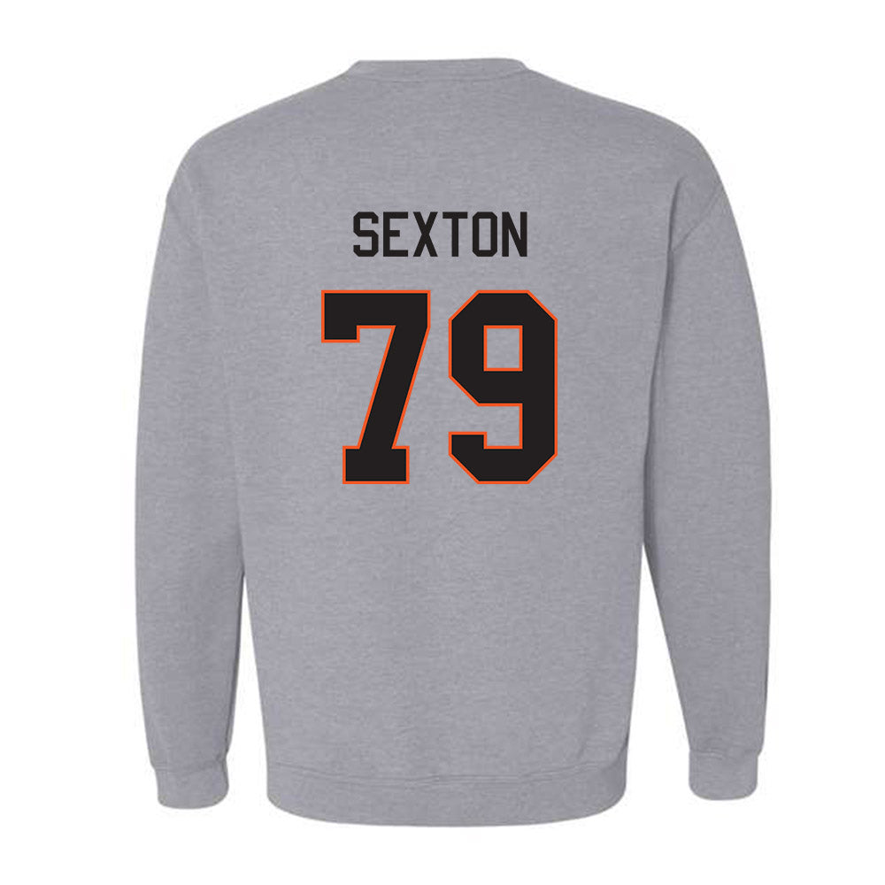 Oklahoma State - NCAA Football : Jacob Sexton - Classic Shersey Crewneck Sweatshirt-1