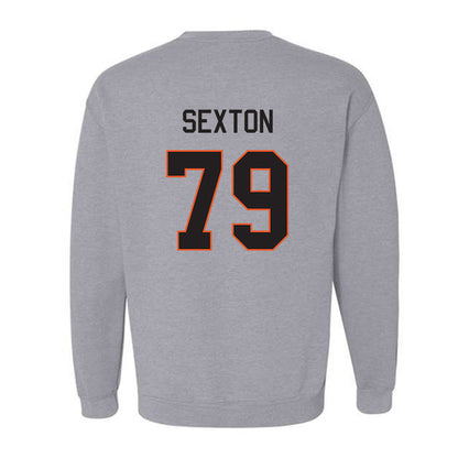 Oklahoma State - NCAA Football : Jacob Sexton - Classic Shersey Crewneck Sweatshirt-1