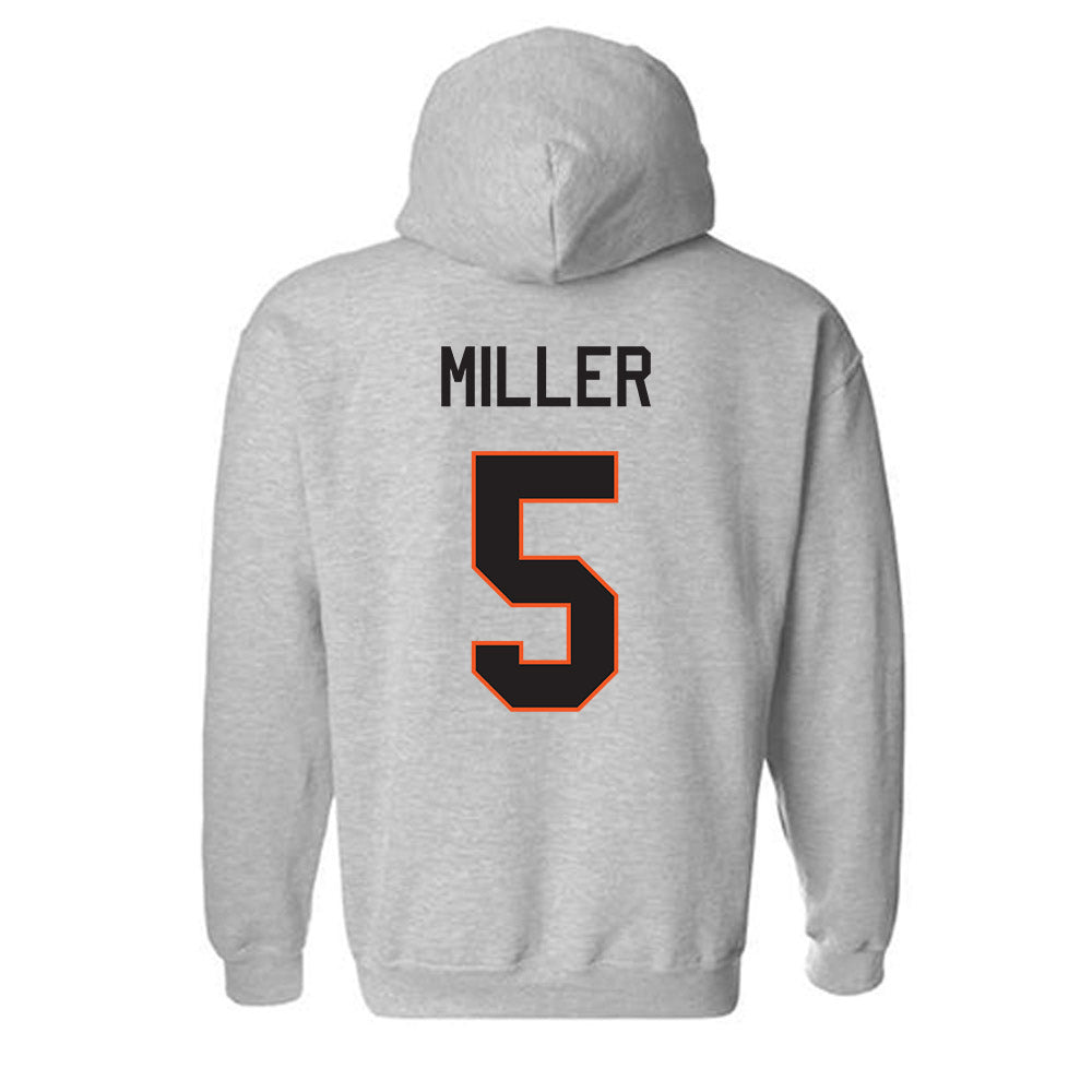 Oklahoma State - NCAA Men's Basketball : Vyctorius Miller - Classic Shersey Hooded Sweatshirt-1