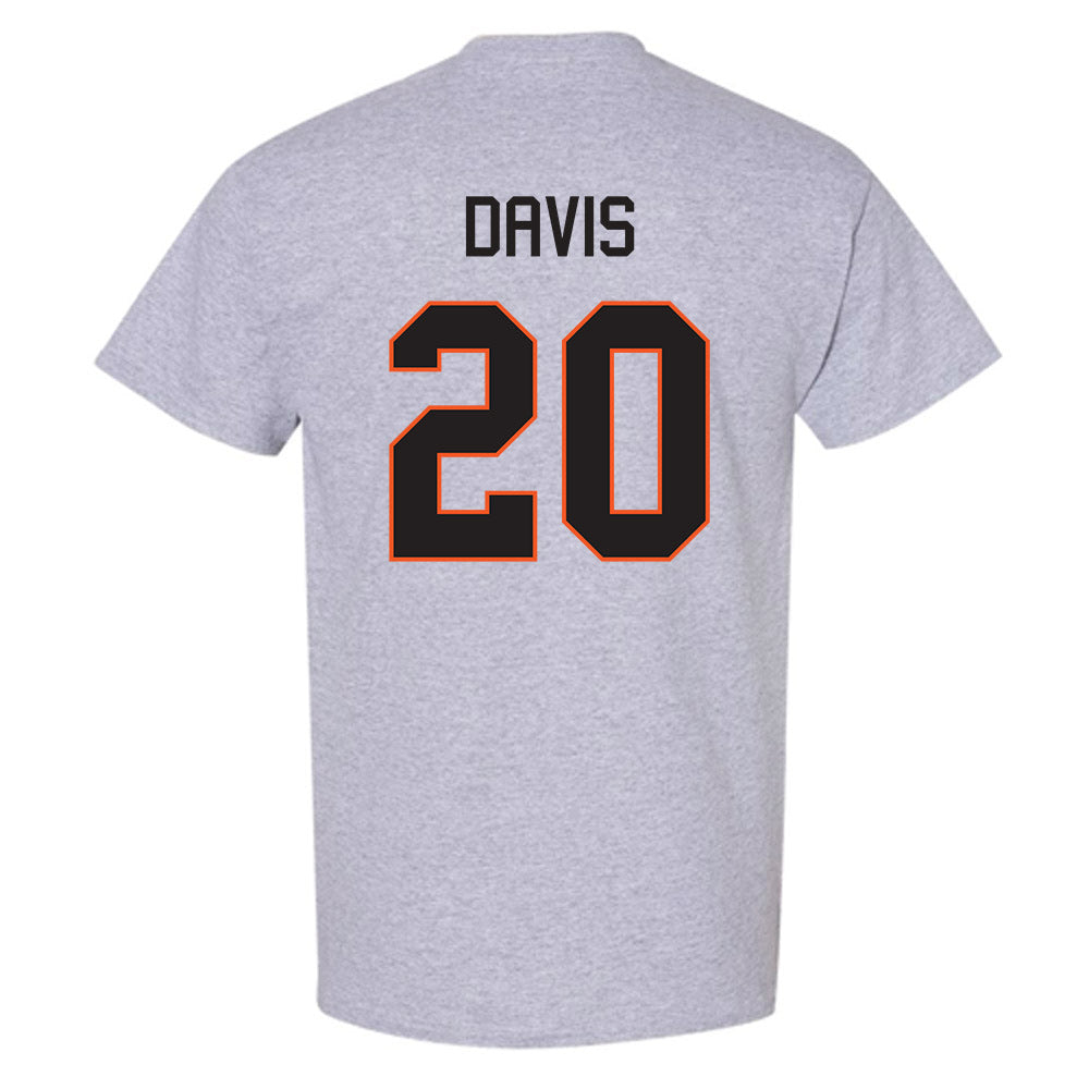 Oklahoma State - NCAA Football : Taurean Davis - Classic Shersey T-Shirt-1