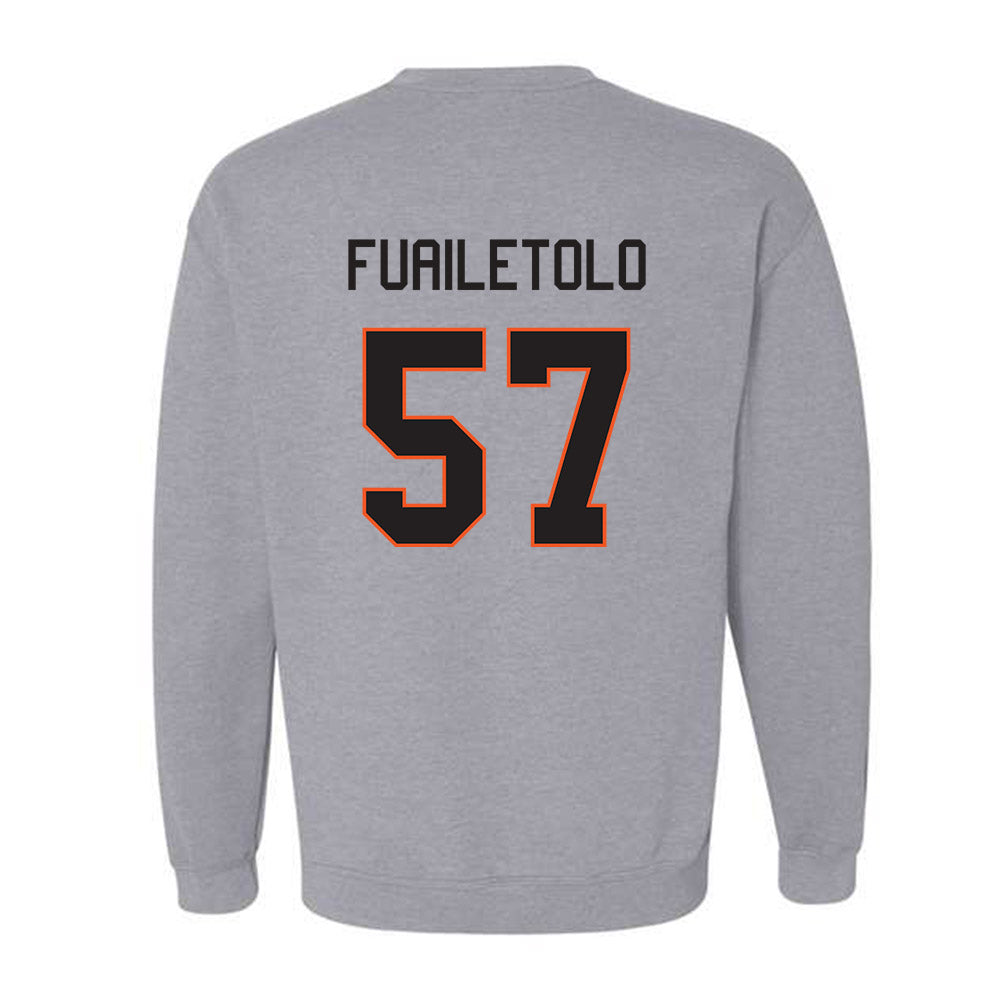 Oklahoma State - NCAA Football : Simona Fuailetolo - Classic Shersey Crewneck Sweatshirt-1