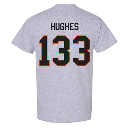 Oklahoma State - NCAA Wrestling : Cael Hughes - Classic Shersey T-Shirt-1