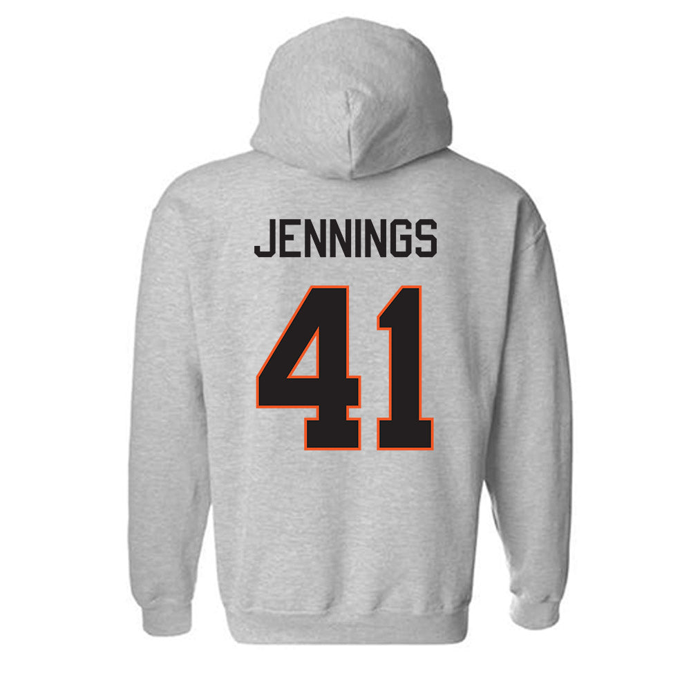 Oklahoma State - NCAA Baseball : Parker Jennings - Classic Shersey Hooded Sweatshirt-1