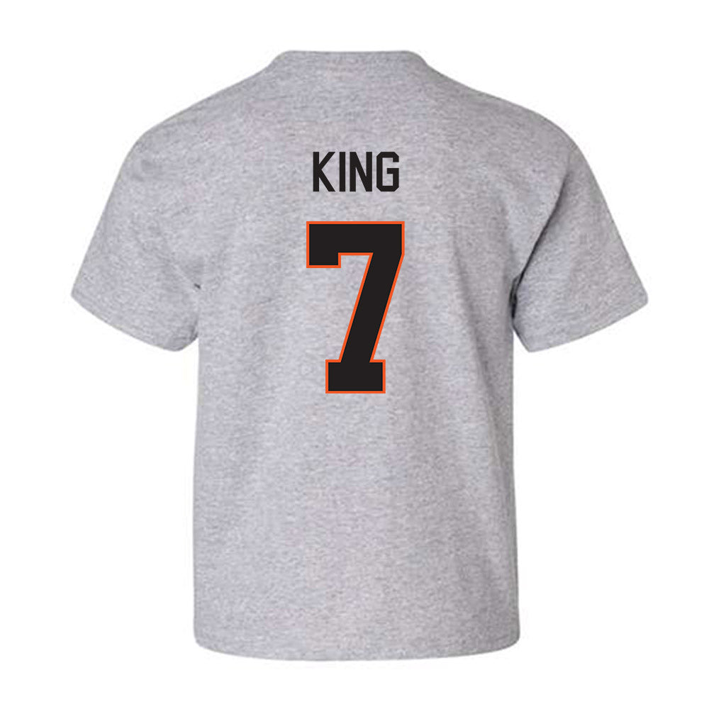 Oklahoma State - NCAA Women's Soccer : Sherline King - Classic Shersey Youth T-Shirt-1