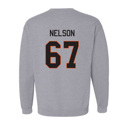 Oklahoma State - NCAA Football : Braydon Nelson - Classic Shersey Crewneck Sweatshirt-1