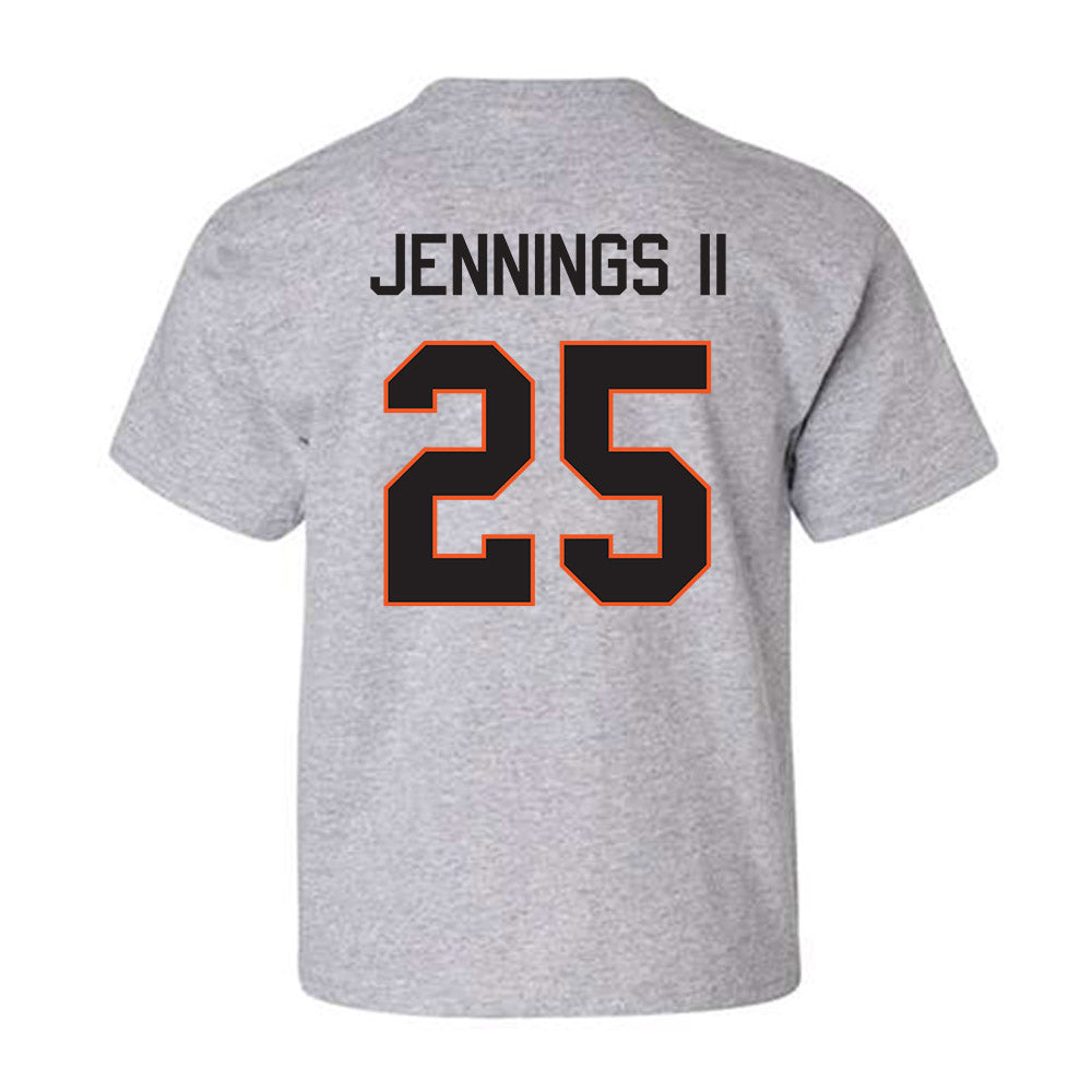 Oklahoma State - NCAA Men's Basketball : Robert Jennings II - Classic Shersey Youth T-Shirt-1