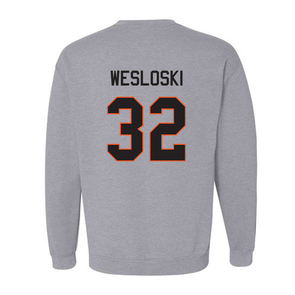 Oklahoma State - NCAA Football : Ethan Wesloski - Classic Shersey Crewneck Sweatshirt-1