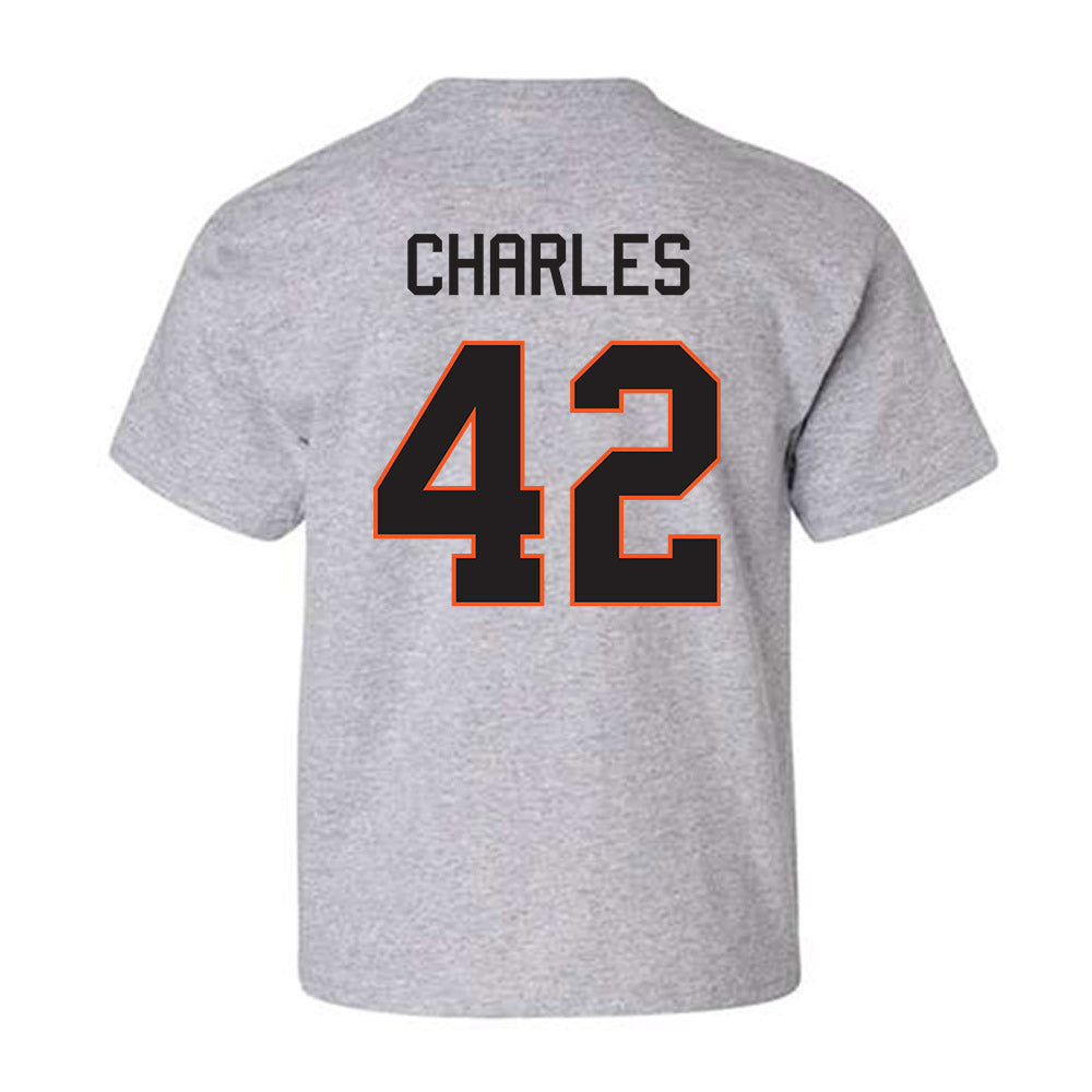 Oklahoma State - NCAA Football : Malik Charles - Classic Shersey Youth T-Shirt-1