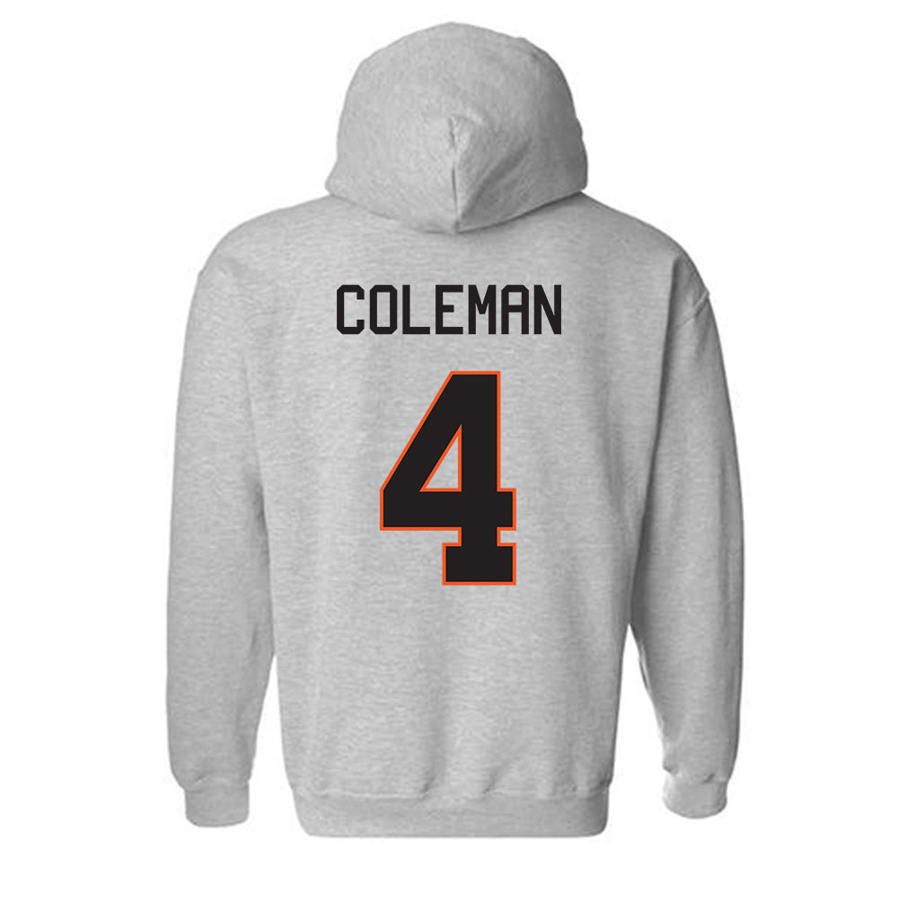 Oklahoma State - NCAA Men's Basketball : Christian Coleman - Classic Shersey Hooded Sweatshirt-1